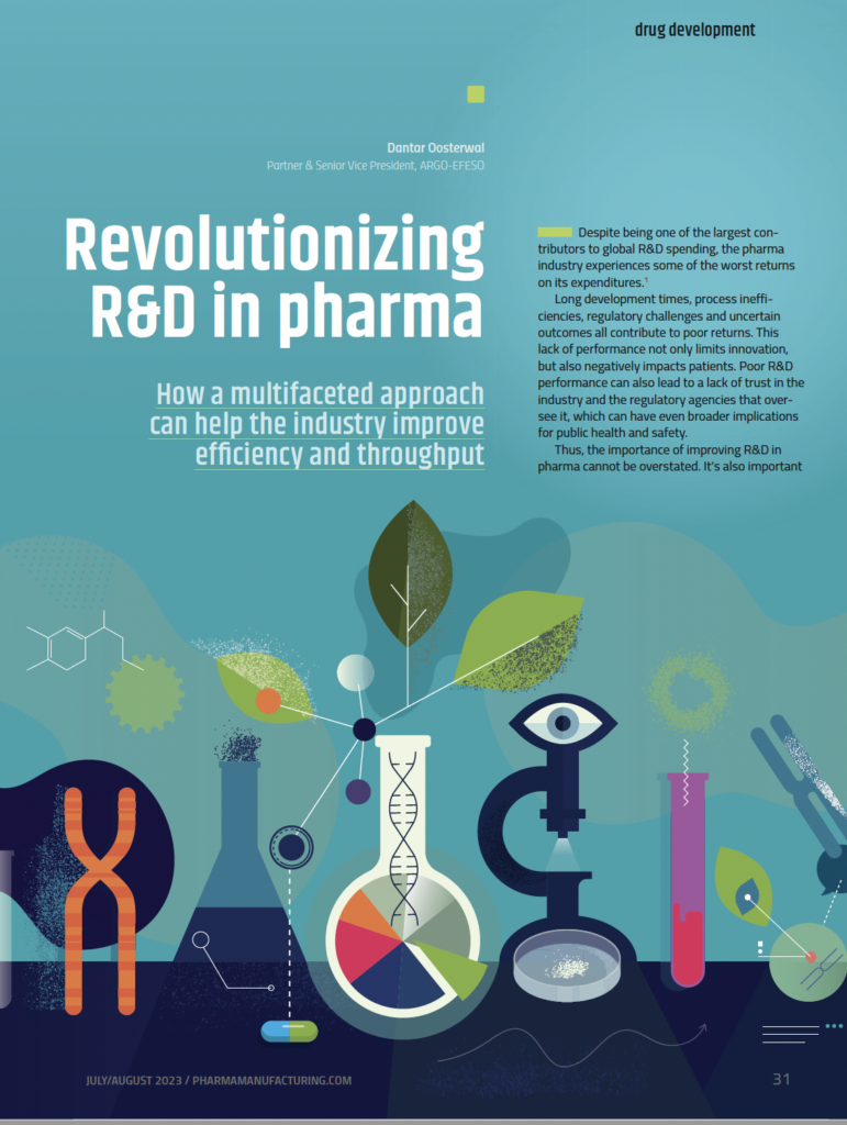 Revolutionizing R&D In Pharma- Pharma Manufacturing - ARGO-EFESO